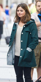Jenna Coleman Doctor Who Green Coat